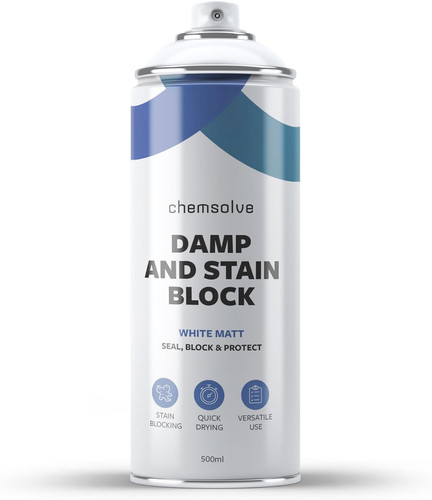 Damp stain block spray paint - block,