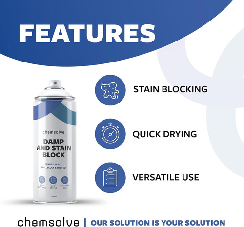 Damp stain block spray paint - damp,