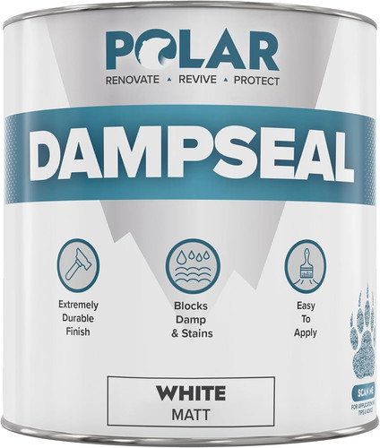 Polar white damp seal - white, paint
