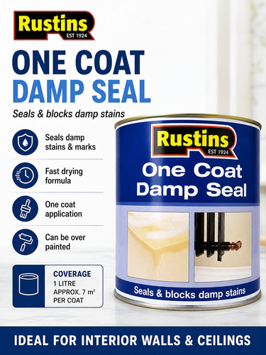 Rustins one coat damp seal - rustins,