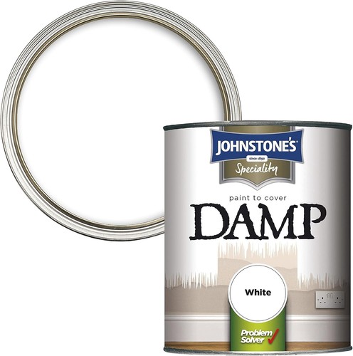 Johnstones white damp - white, proof